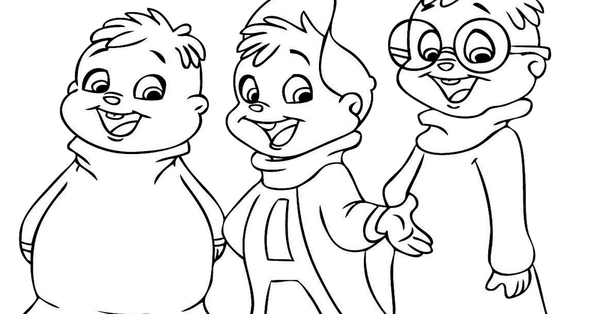 1200x630 Alvin And Chipmunks Coloring Pages Unique Alvin And