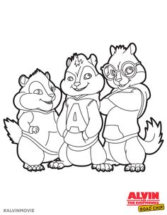 236x305 Top 25 Free Printable Alvin And The Chipmunks Coloring Pages