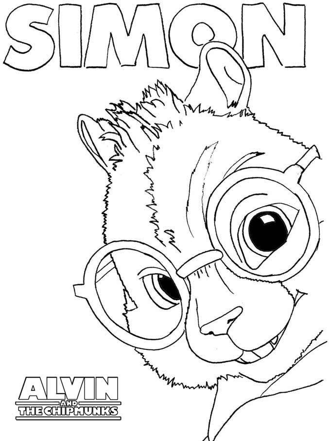 677x905 Alvin And Chipmunks Coloring
