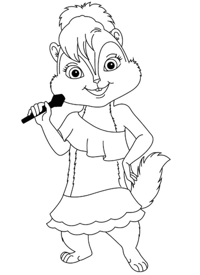 700x959 Alvin The Chipmunks Coloring Pages Luxury Printable Alvin