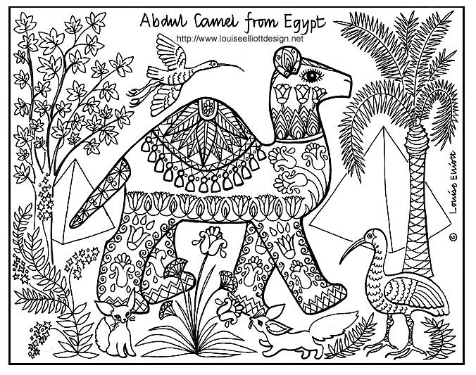 676x533 Amazing Coloring Pages Inspired By Different Cultures