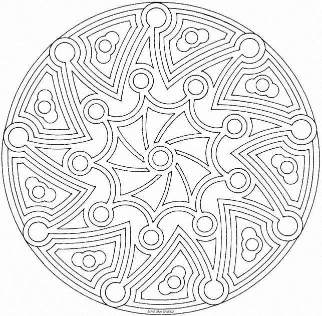 643x631 Mandala Coloring Pages Printable Amazing Coloring Pages