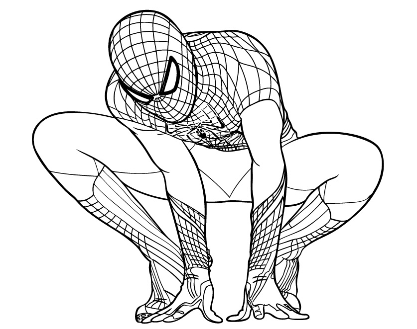 Amazing Spider Man Coloring Pages