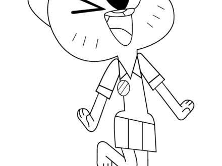 Amazing World Of Gumball Coloring Pages To Print