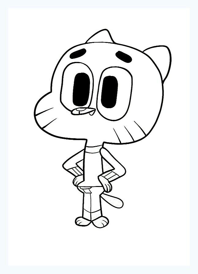 647x894 Amazing World Of Gumball!!. Print And Color Me!!. Nerdtastic