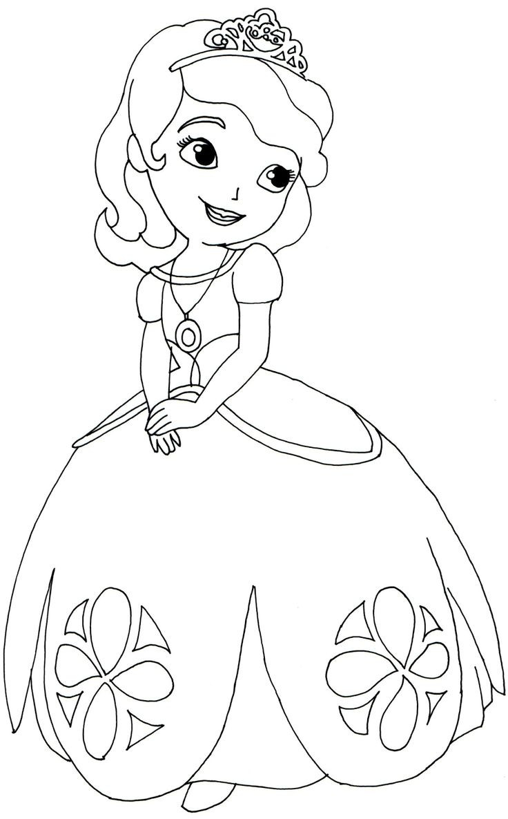 736x1185 Princess Sofia And Amber Coloring Page Free Printable Pages Also