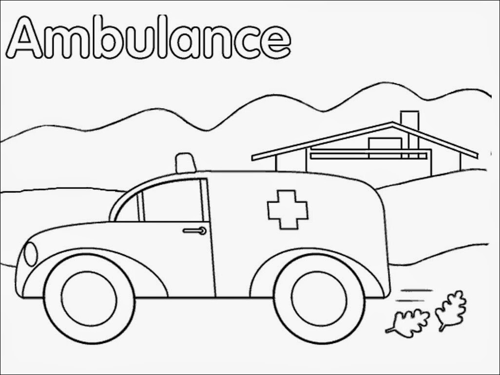 1026x770 Ambulance Coloring Pages