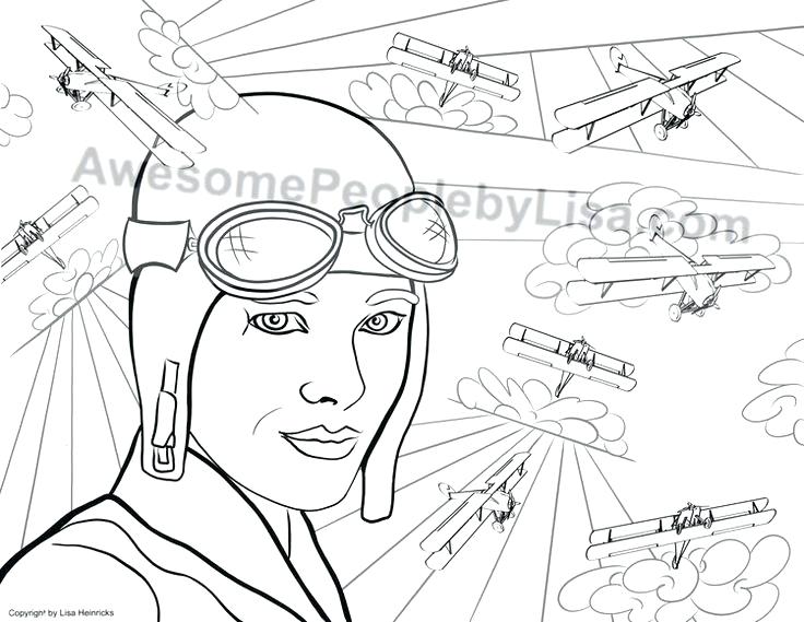 736x569 Amelia Earhart Coloring Page Amelia Earhart Coloring Pages
