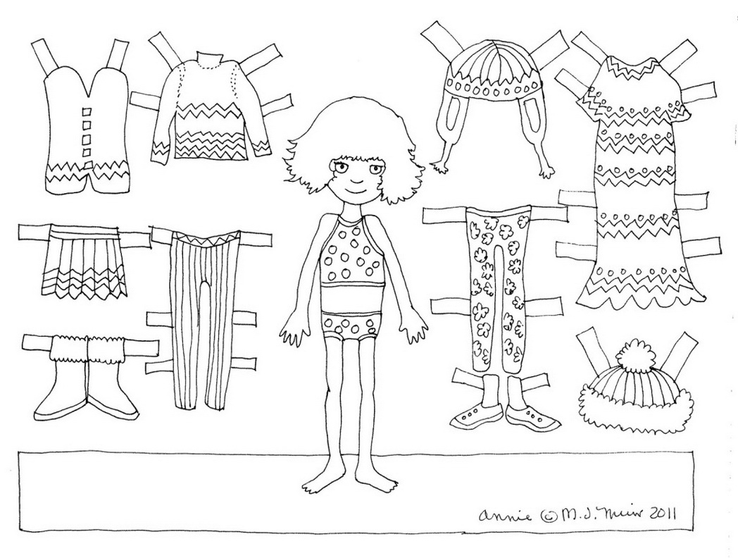 American Doll Coloring Pages