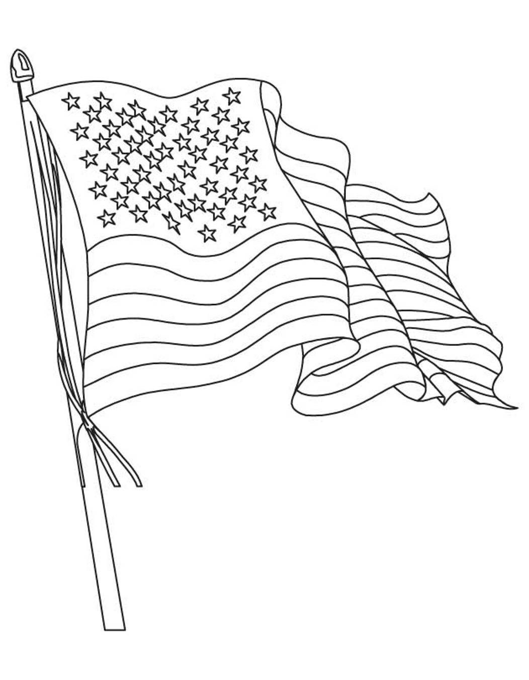1052x1353 Flags Coloring, American Flag Coloring Page Waving Flag American