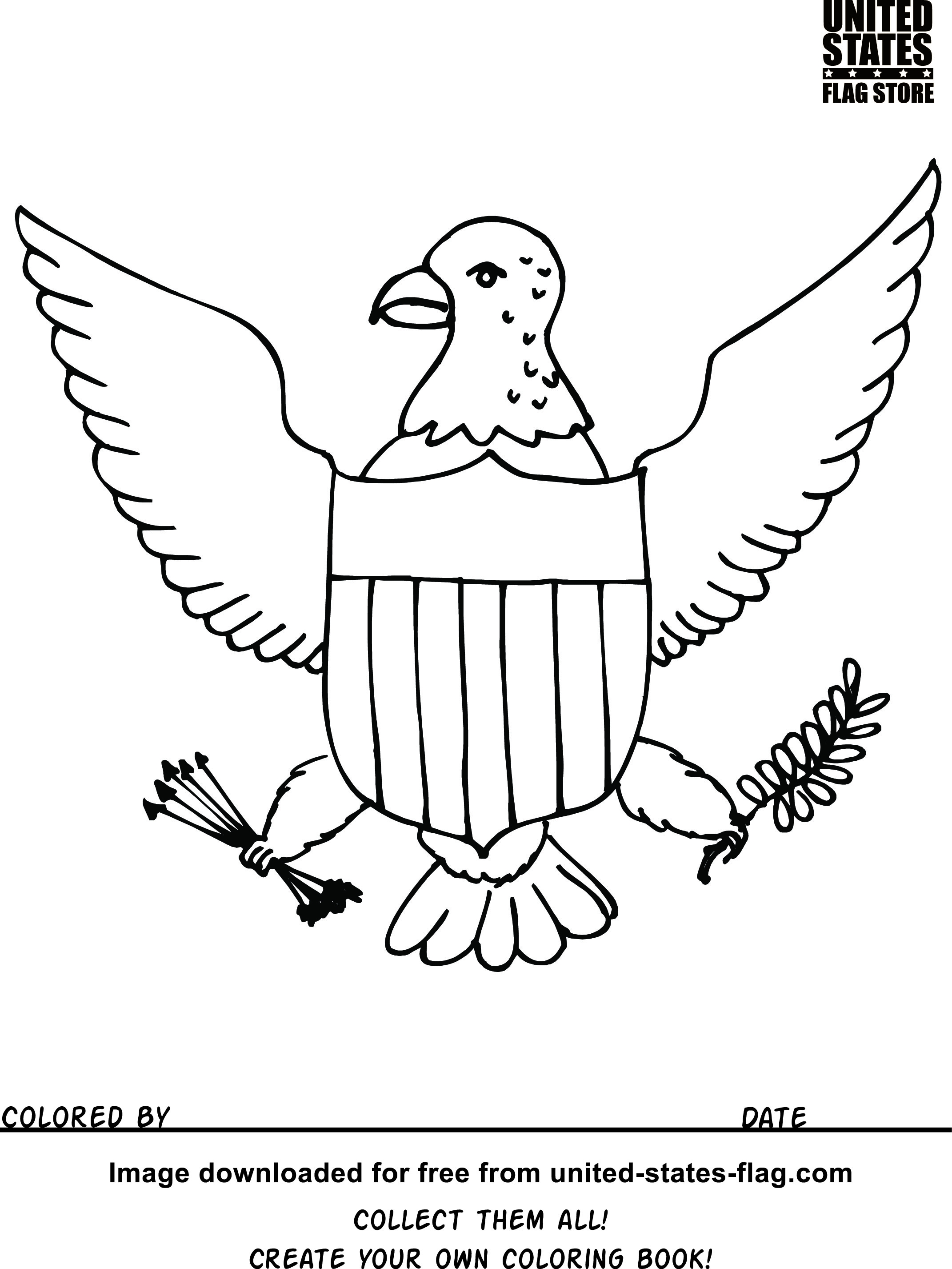 2142x2854 Free American Flag Coloring Pages Download