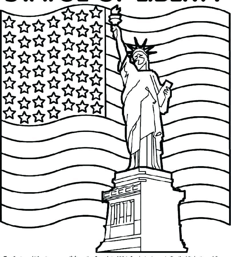 808x900 Usa Flag Coloring Page Flag Coloring Page Kindergarten Pages