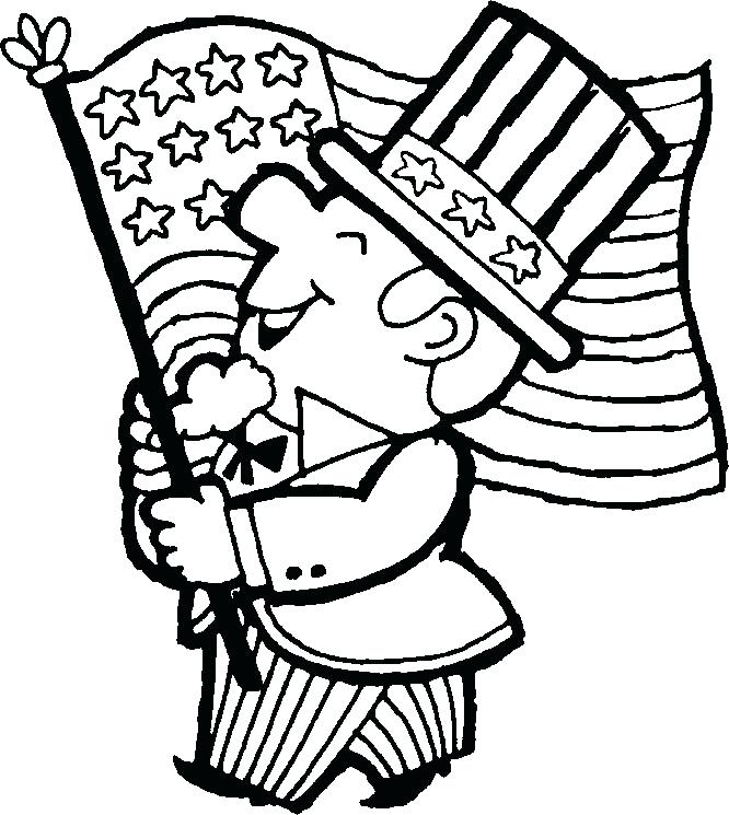 666x745 Printable Flag Coloring Page Line Drawing An Flag To African