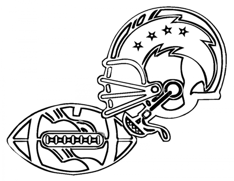 American Football Coloring Pages