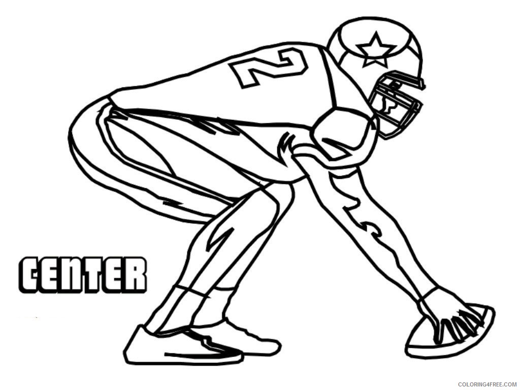 1024x768 Ball Of American Football Coloring Pages Coloring4free