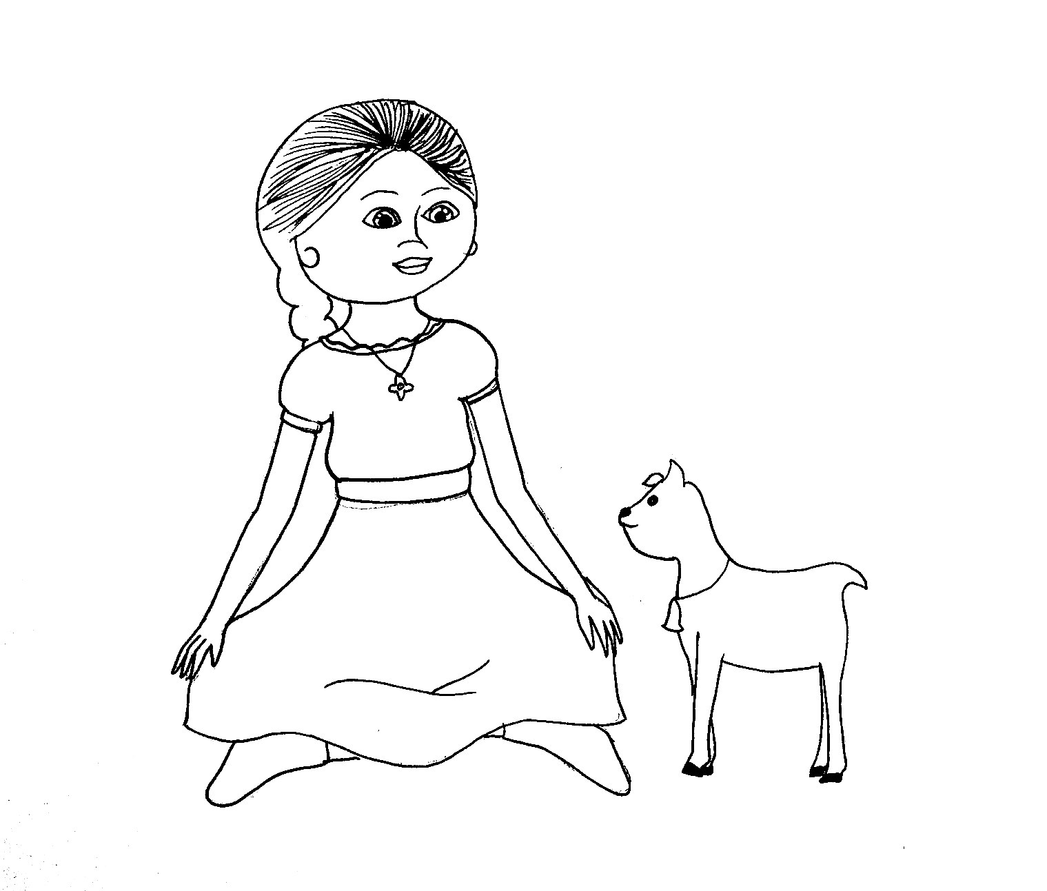 1519x1293 American Girl Coloring Pages Beforever Small Dolls In A Big World