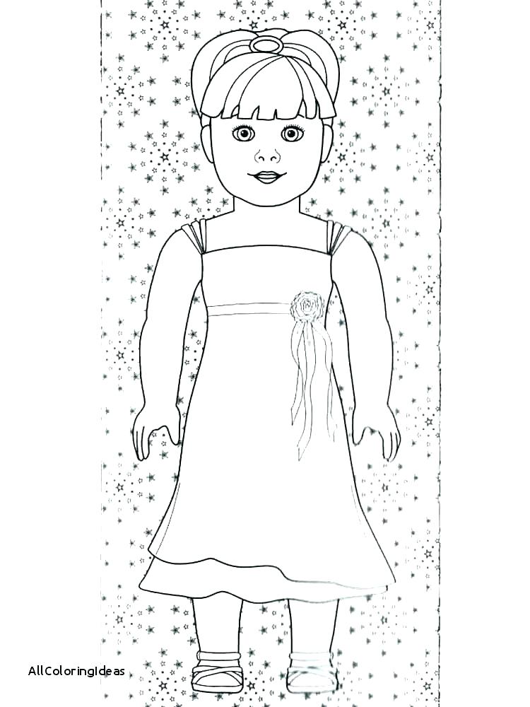 750x1000 American Girl Coloring Pages With Girl Coloring Pages Girl Doll