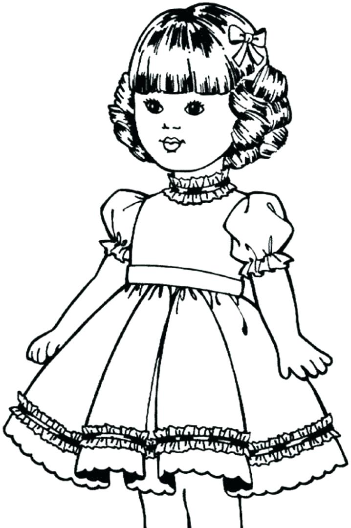 718x1081 American Girl Doll Coloring Pages Girl Coloring Pages Girl Doll