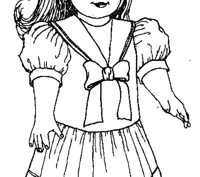 678x600 American Girl Doll Kit Coloring Pages Kids Coloring Girl Coloring