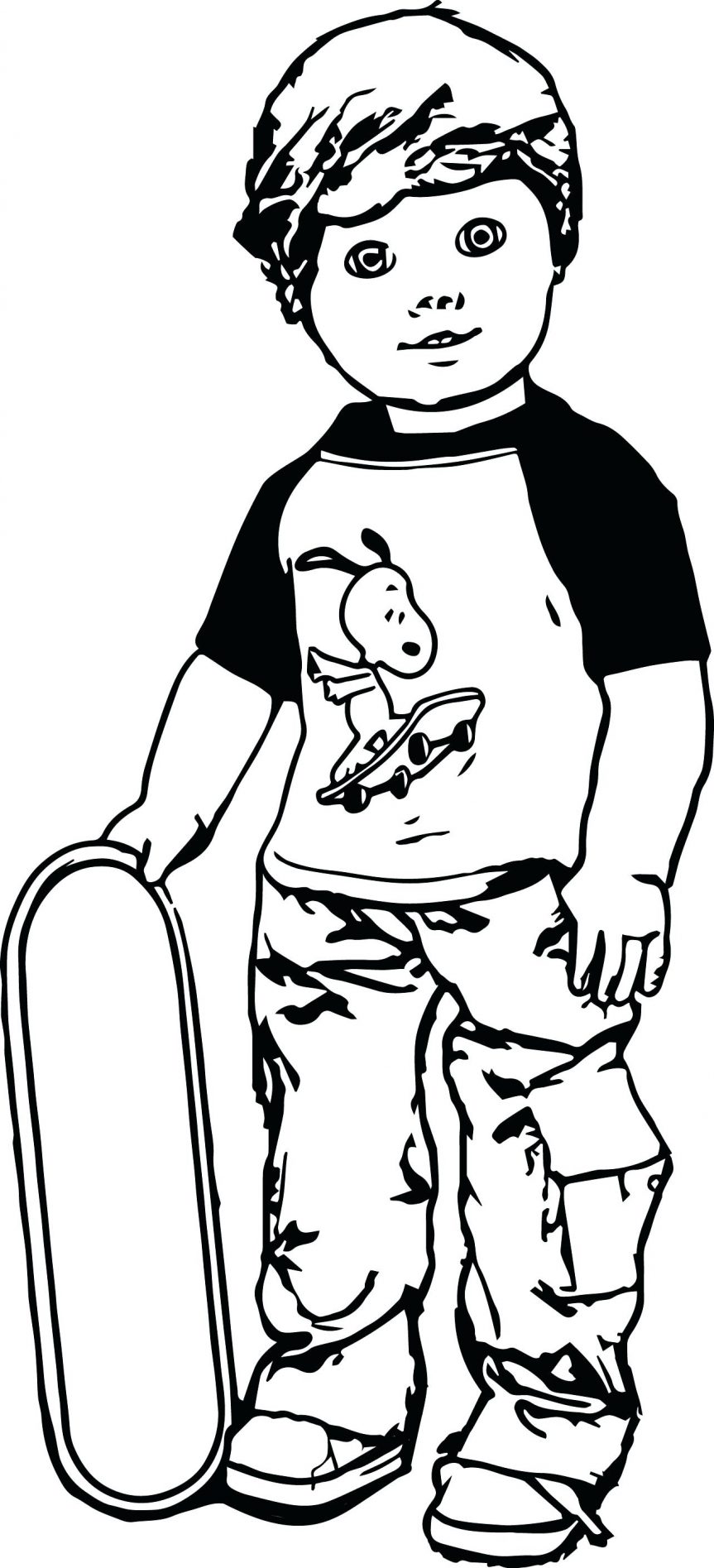 863x1895 Girl Boy Doll Trey Coloring Page American Pages Lea Grace To Print
