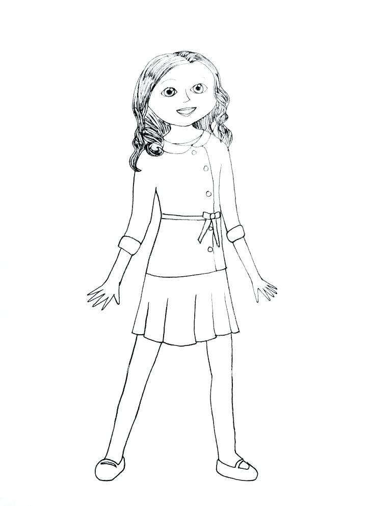 728x993 Kit Kittredge American Girl Coloring Pages Page Printable Love