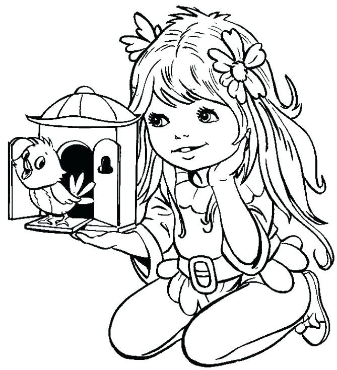 669x735 Free American Girl Coloring Pages American Girl Doll Coloring Book