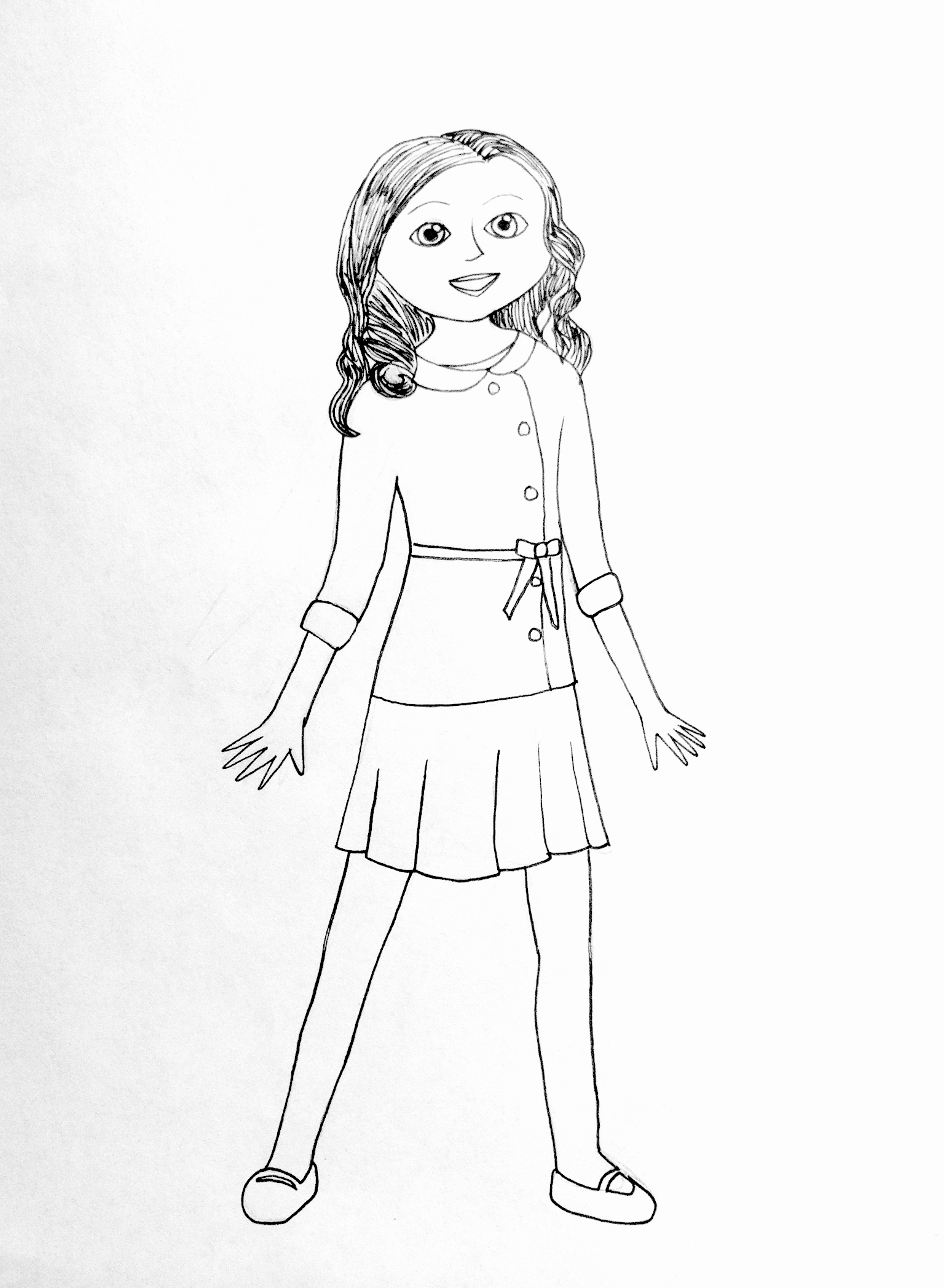 1536x2095 American Girl Doll Coloring Pages 3709 American Girl Doll Coloring