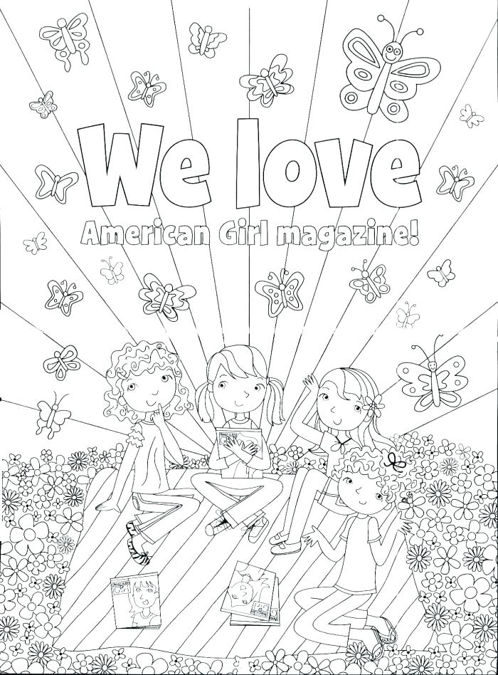 700x948 American Girl Color Pages Girl Coloring Pages To Print Girls