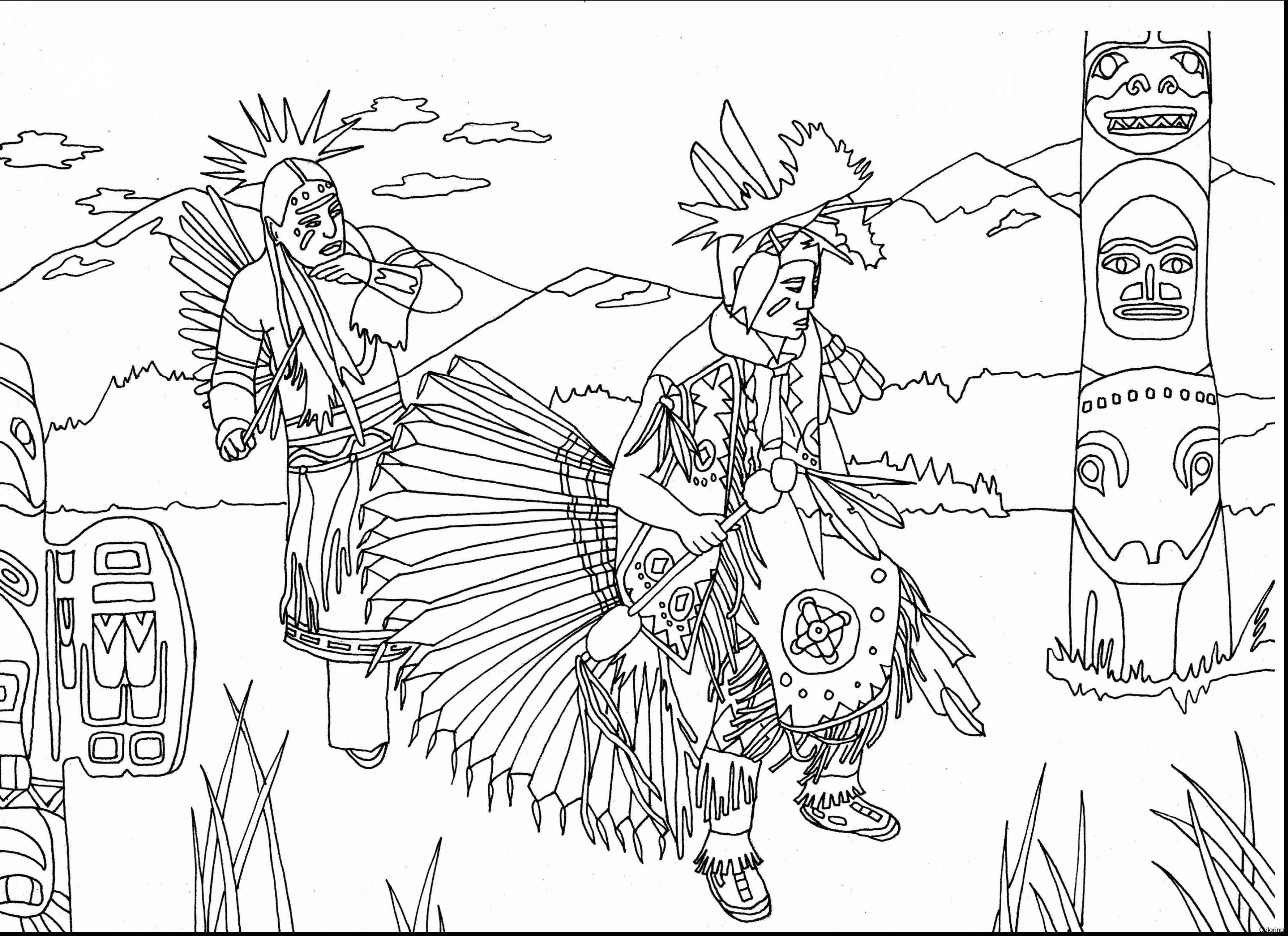 American Indian Coloring Pages