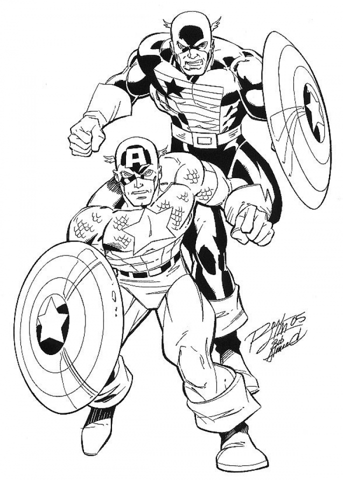 686x960 Captain America Winter Soldier Coloring Pages Color Bros