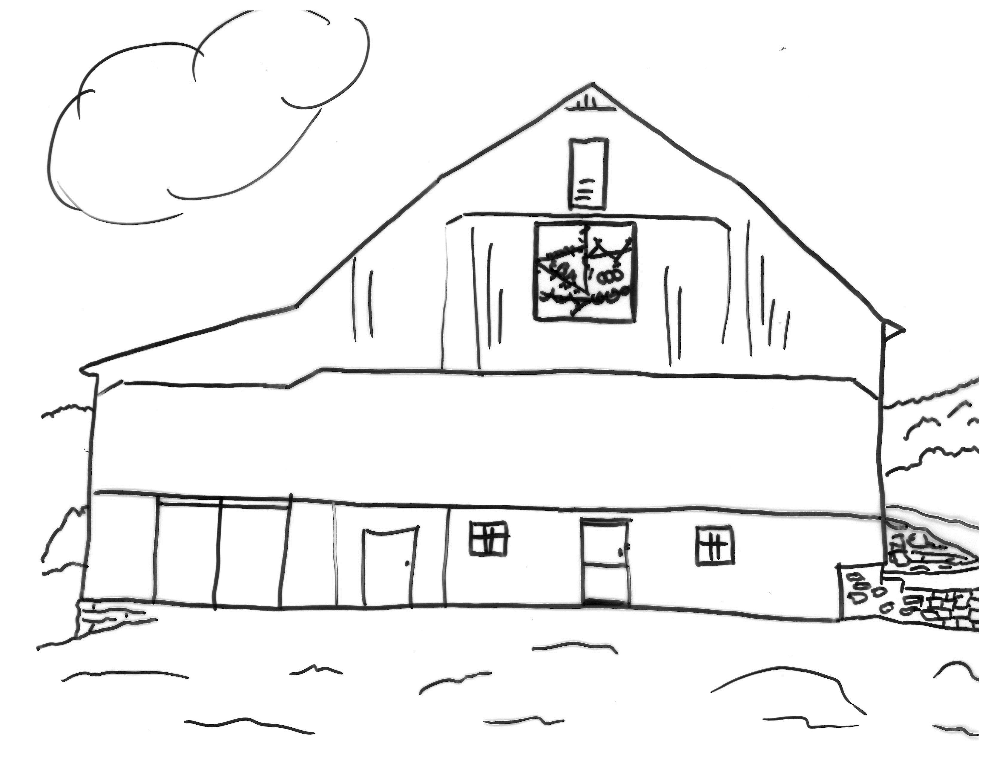 3328x2560 Coloring Pages Barn Quilts In Garrett County, Maryland