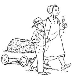 236x259 Amish Coloring Pages Art Activities For My Kids