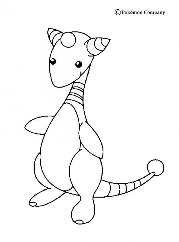 630x850 Ampharos Wings Pokemon Coloring Page. More Electric Pokemon