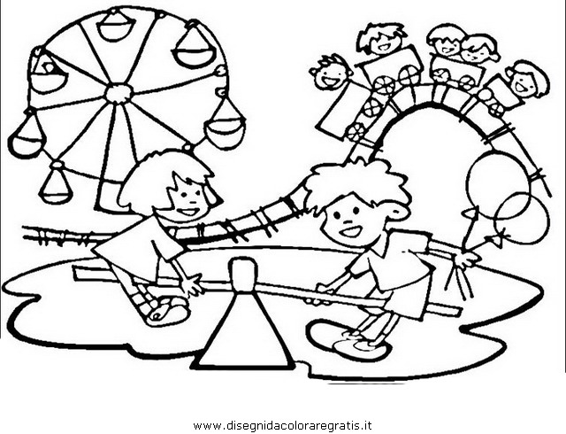 640x490 Amusement Park Coloring Pages