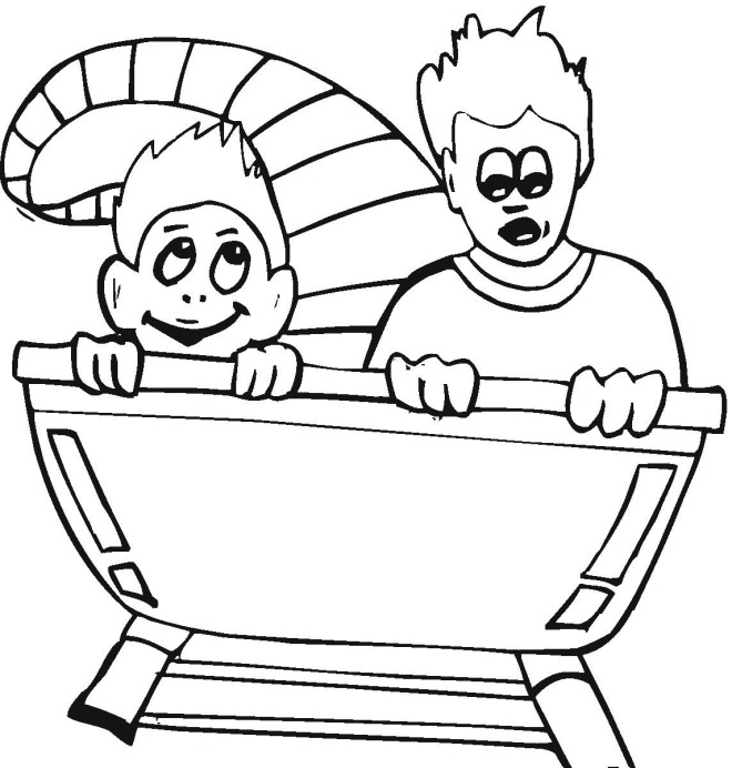 660x692 Fine Amusement Park Coloring Pages Be Inexpensive Article