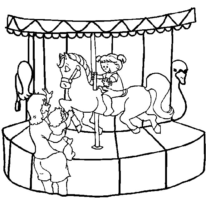 660x660 Roller Coaster Coloring Pages Best Of Amusement Park Drawing