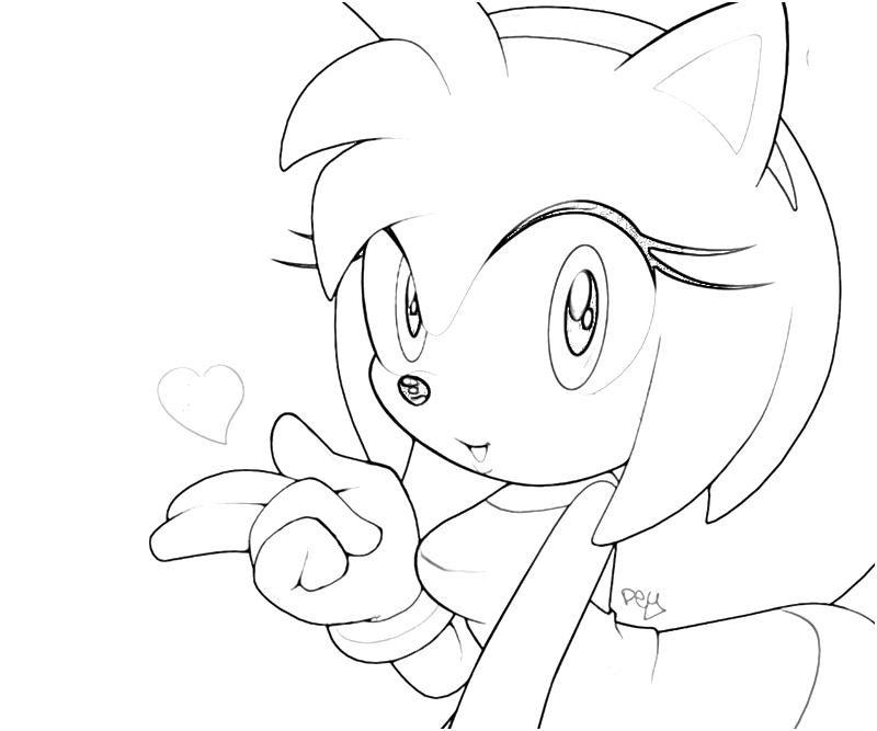 800x667 Sonic And Amy Coloring Pages 319272