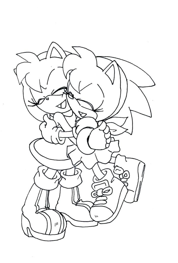 700x1035 Interesting Rose Coloring Pages In Free Colouring Pages Sonic Amy
