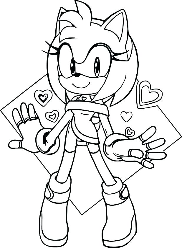 618x840 Rose Coloring Page Awesome Rose Picture Coloring Page Amy Rose