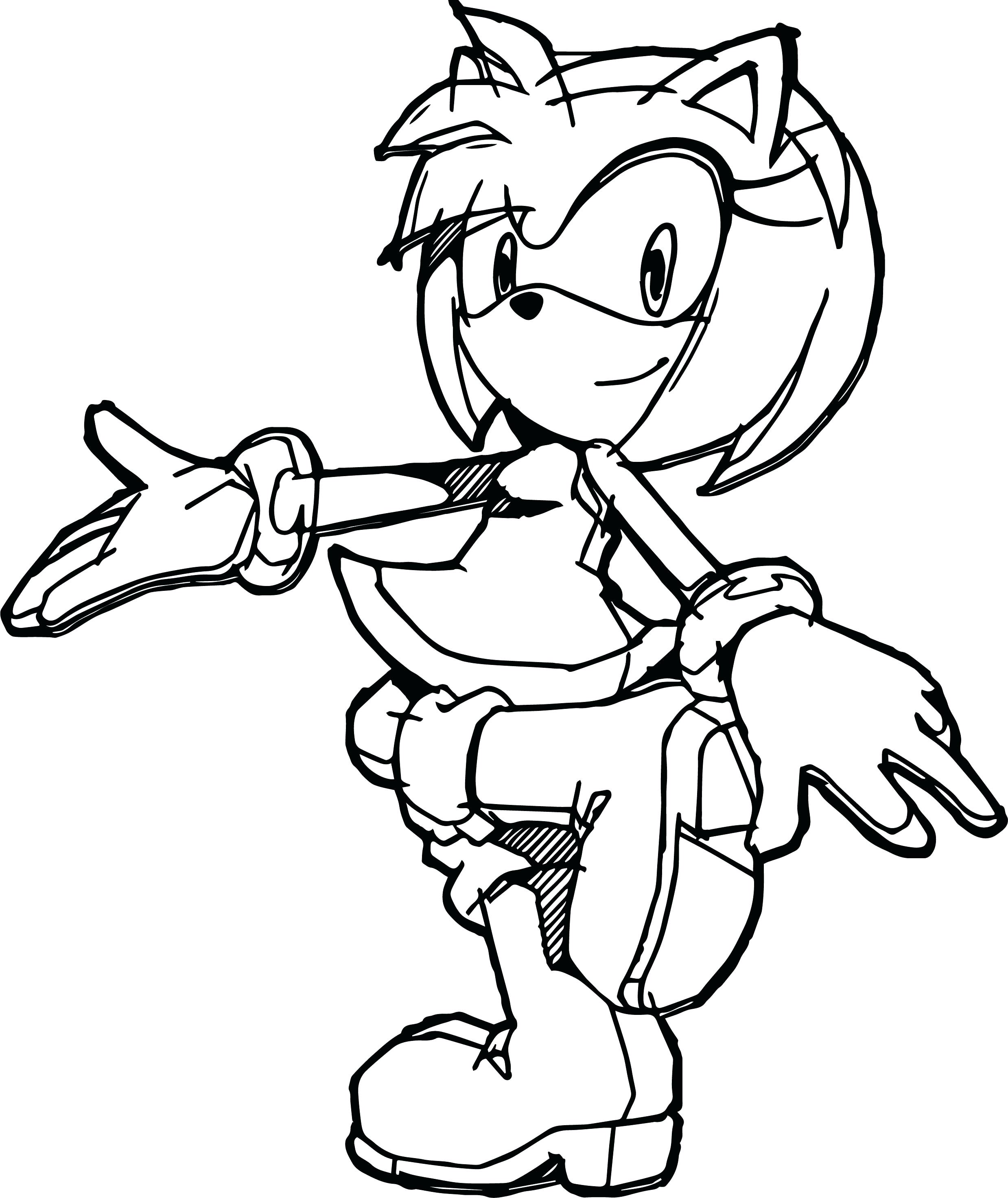 2477x2944 Coloring Pages Of Amy Rose New Coloring Sonic Amy Coloring Pages