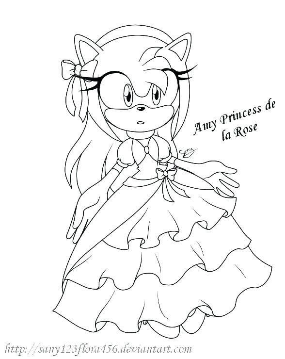 588x740 Amy Coloring Pages Rose Coloring Pages Sonic Coloring Pages Sonic