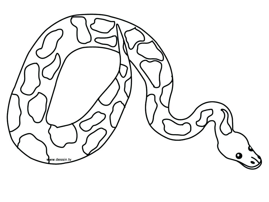 945x709 Coloring Pages Snake Coloring Pages Of Snakes Anaconda Snake