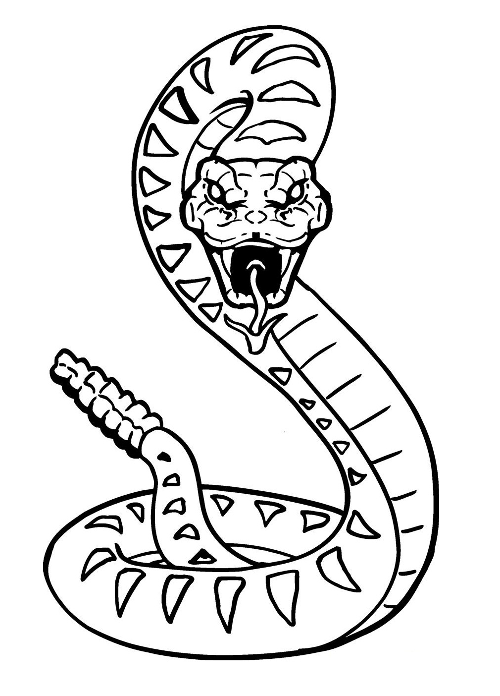 1010x1404 Great Coloring Pages Of Snakes About Snake Coloring Page On