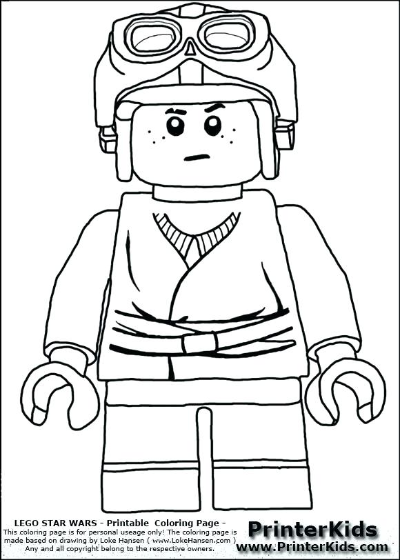 580x812 Anakin Skywalker Coloring Pages