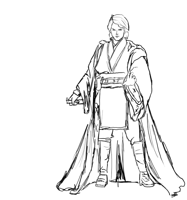 600x644 Anakin Skywalker Ausmalbilder Star Wars Ausmalbilder