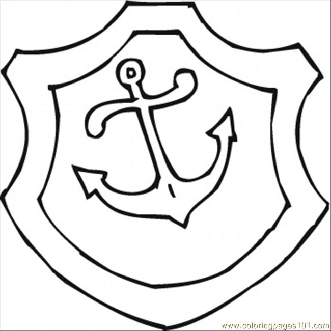 Anchor Coloring Page