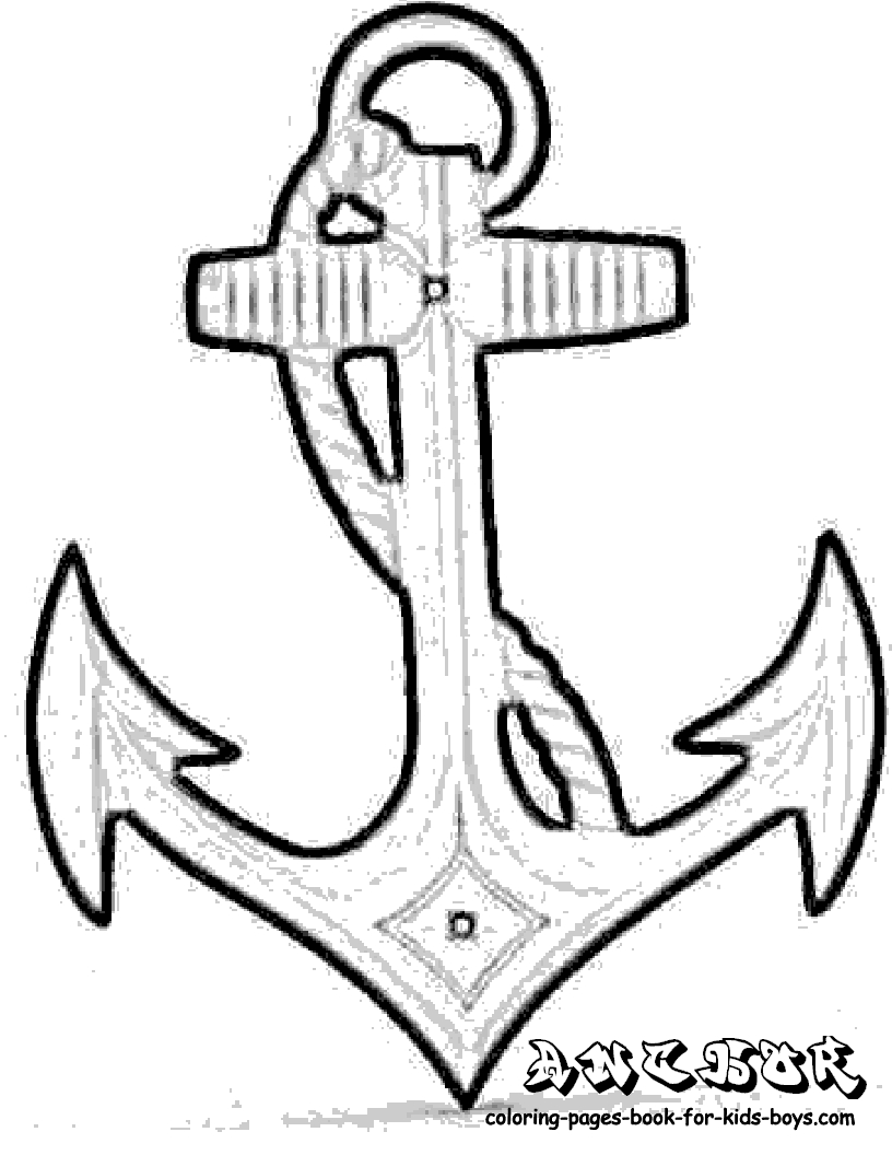 816x1056 Anchor Coloring Pages
