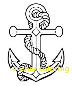 236x282 Anchor Coloring Page