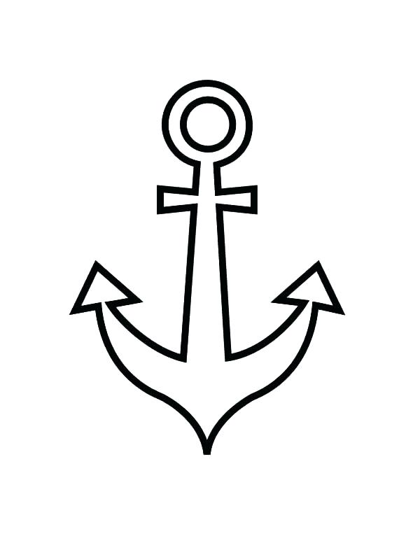 600x776 Beautiful Anchor Coloring Page Or Anchor Coloring Page Full Size