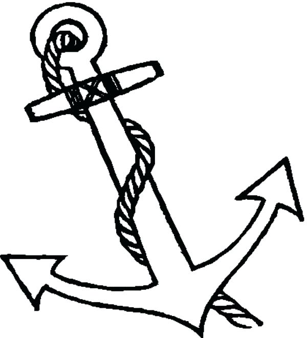 600x660 Elegant Anchor Coloring Page And Anchor Coloring Page 97 Anchor